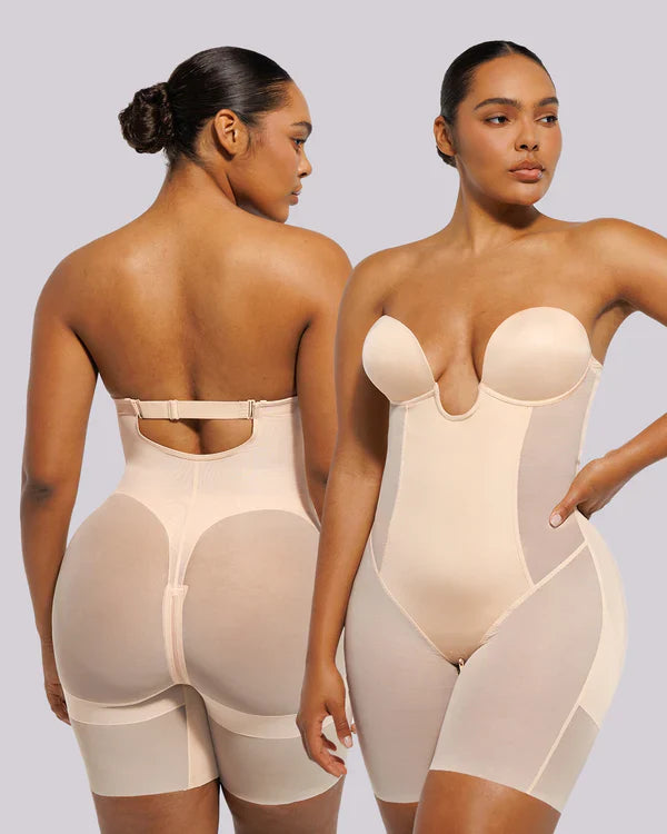 Nexaro™ MeshSmooth-Deep Plunge Bodysuit