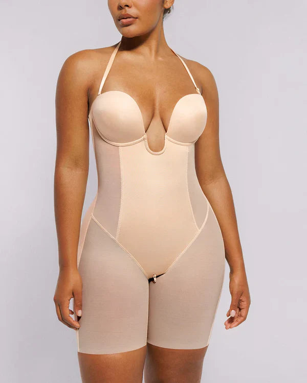 Nexaro™ MeshSmooth-Deep Plunge Bodysuit