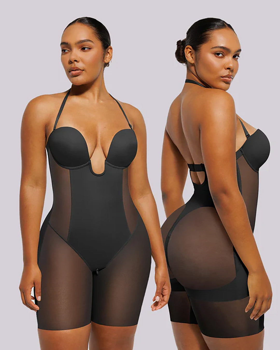 Nexaro™ MeshSmooth-Deep Plunge Bodysuit