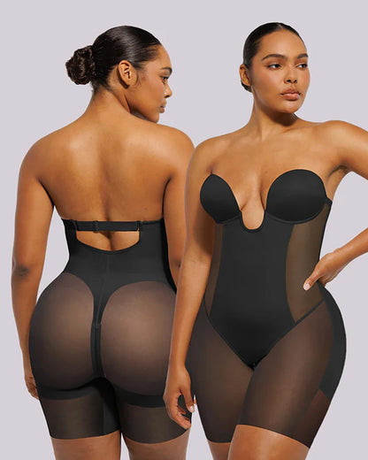 Nexaro™ MeshSmooth-Deep Plunge Bodysuit