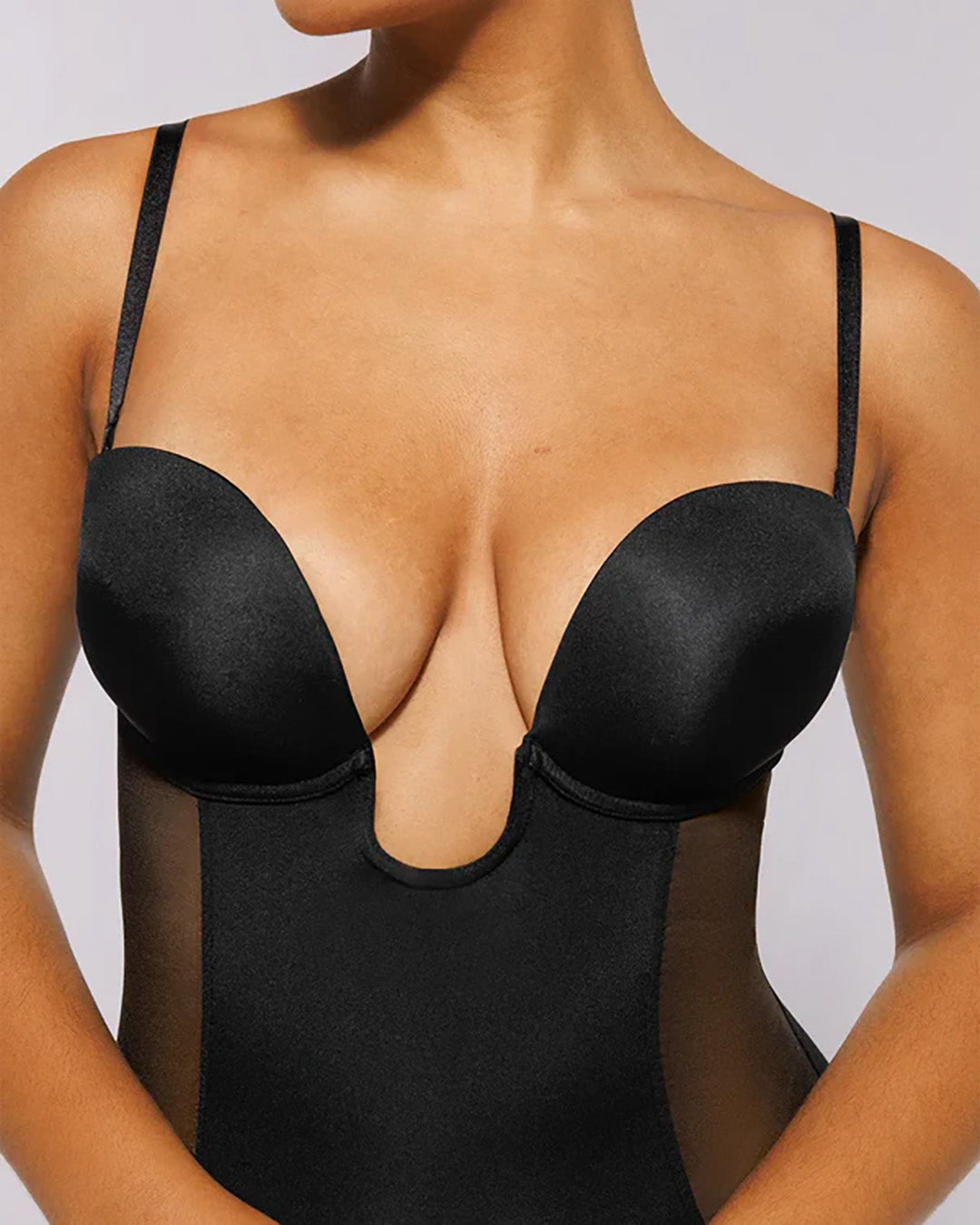 Nexaro™ MeshSmooth-Deep Plunge Bodysuit